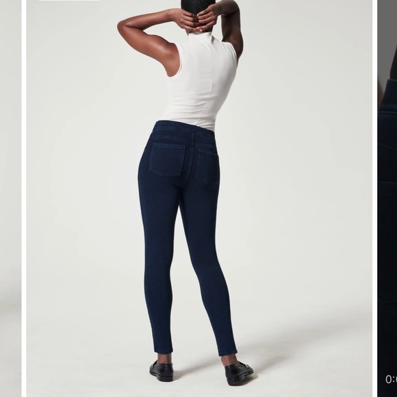 Jean-ish® Ankle Leggings by Spanx L Spanx Jean Leggings - Picture 3 of 9